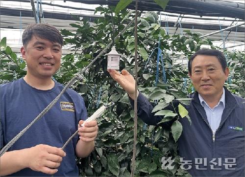 “터치 몇번으로 물 줘요”…만감류 관수제어 효과 톡톡