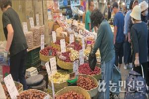 ‘밤’ 물량 줄어 값 강세…추석 명절까지 이어질 듯