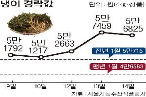 냉이 ‘웃고’…봄동·달래 ‘울고’